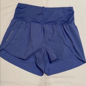 Blue All in Motion High Waisted Workout Shorts